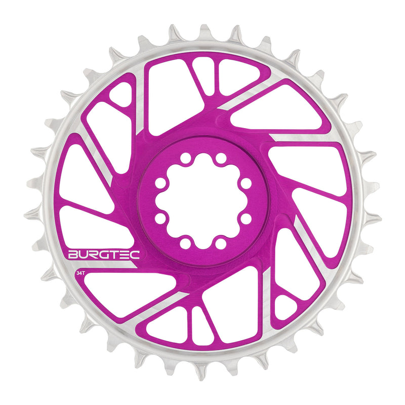 Load image into Gallery viewer, Burgtec 3mm Offset SRAM 8-Bolt ThickThin Chainring