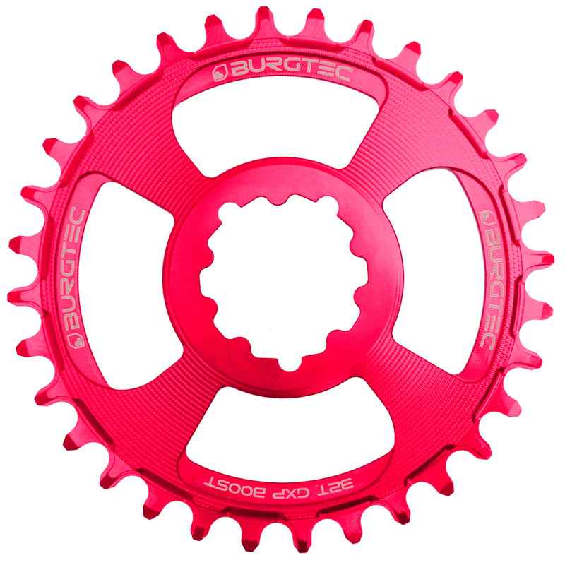 Load image into Gallery viewer, {&quot;model&quot;=&gt;&quot;3-bolt DM&quot;, &quot;ring type&quot;=&gt;&quot;single (anti-chain drop)&quot;, &quot;mount&quot;=&gt;&quot;3-bolt DM 3mm offset&quot;, &quot;teeth&quot;=&gt;&quot;30&quot;, &quot;oval/round&quot;=&gt;&quot;round&quot;, &quot;color&quot;=&gt;&quot;toxic barbie pink&quot;}
