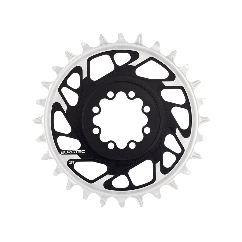 Load image into Gallery viewer, Burgtec 3mm Offset SRAM 8-Bolt ThickThin Chainring
