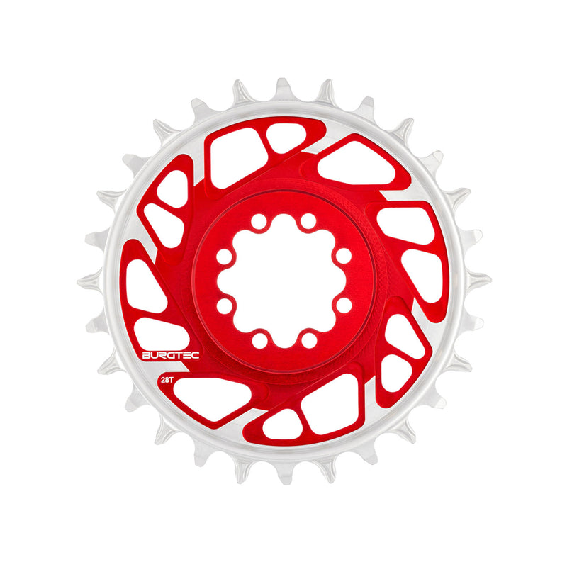 Load image into Gallery viewer, Burgtec 3mm Offset SRAM 8-Bolt ThickThin Chainring
