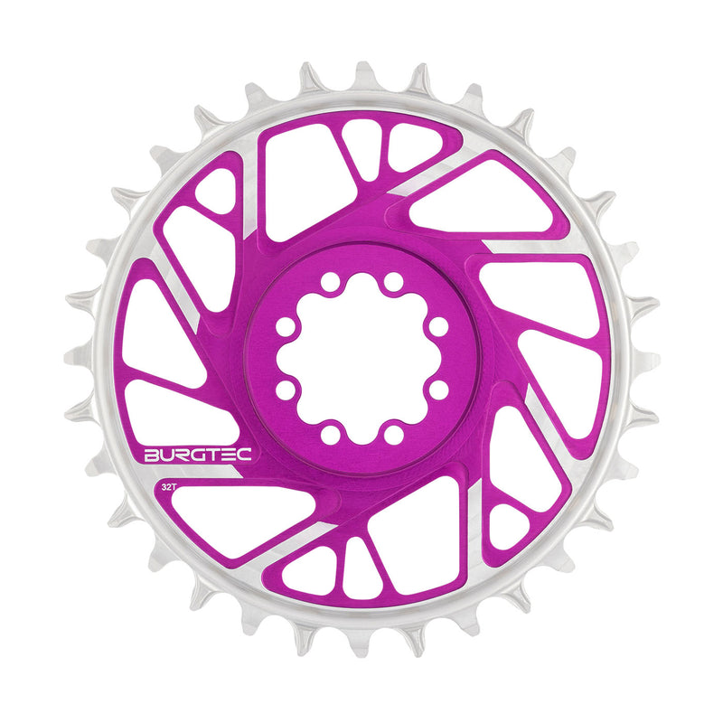 Load image into Gallery viewer, Burgtec 3mm Offset SRAM 8-Bolt ThickThin Chainring
