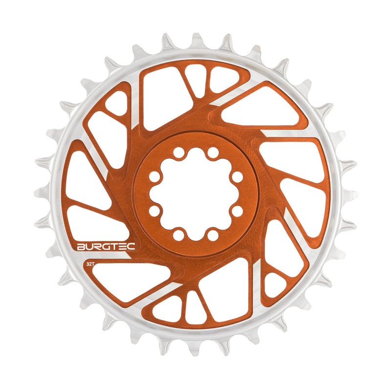 Load image into Gallery viewer, Burgtec 3mm Offset SRAM 8-Bolt ThickThin Chainring
