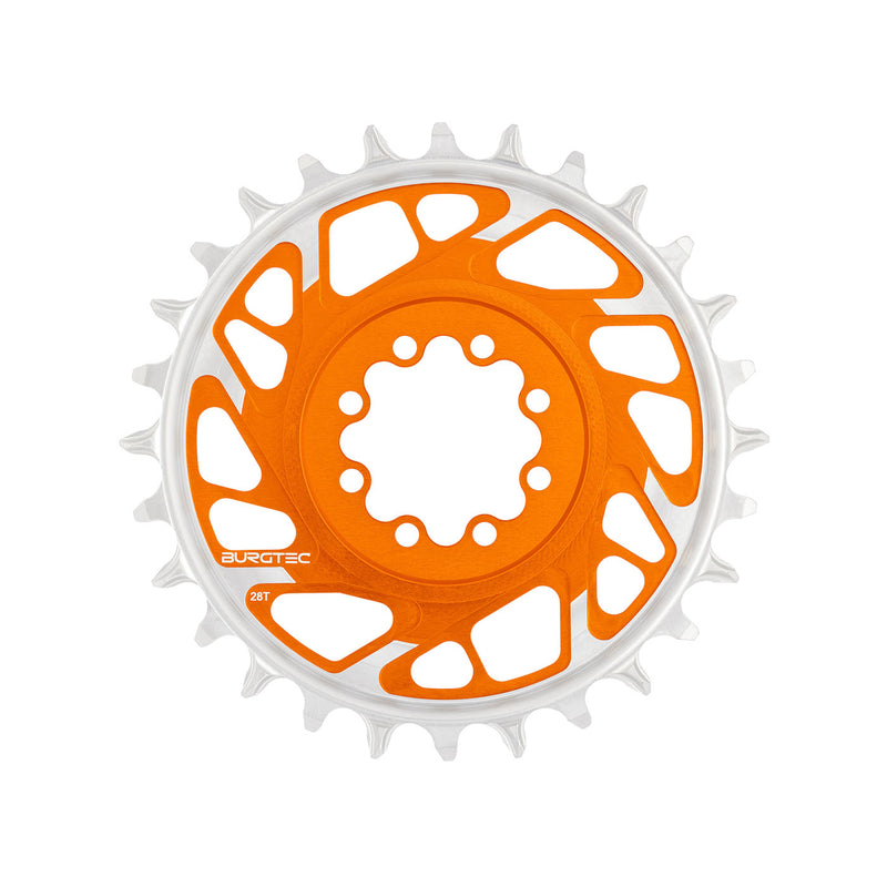 Load image into Gallery viewer, Burgtec 3mm Offset SRAM 8-Bolt ThickThin Chainring
