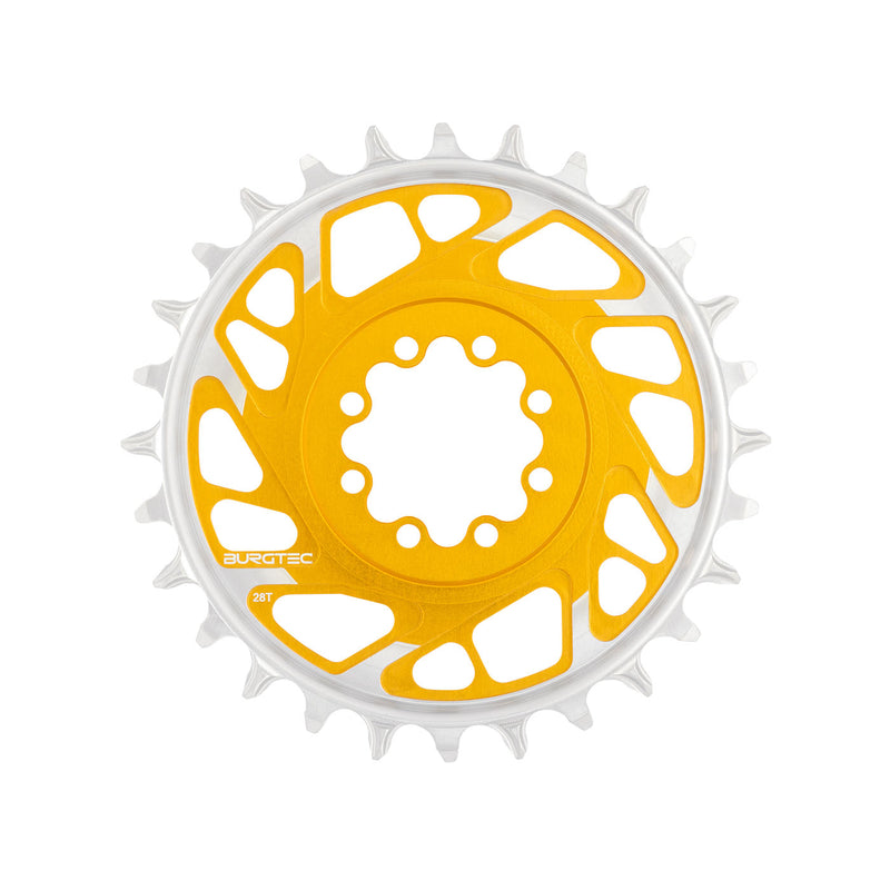 Load image into Gallery viewer, Burgtec 3mm Offset SRAM 8-Bolt ThickThin Chainring
