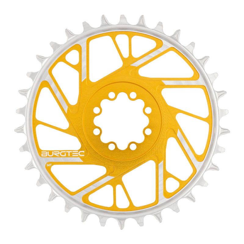 Load image into Gallery viewer, Burgtec 3mm Offset SRAM 8-Bolt ThickThin Chainring
